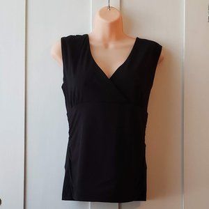 H&M Cotton Knit Sleeveless Top in Black | Women's L | NWT